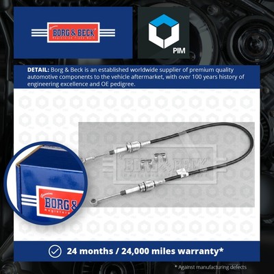 Gear Change Cable fits FIAT PUNTO EVO 199 1.2 09 to 12 B&B 55199359 55230721 New