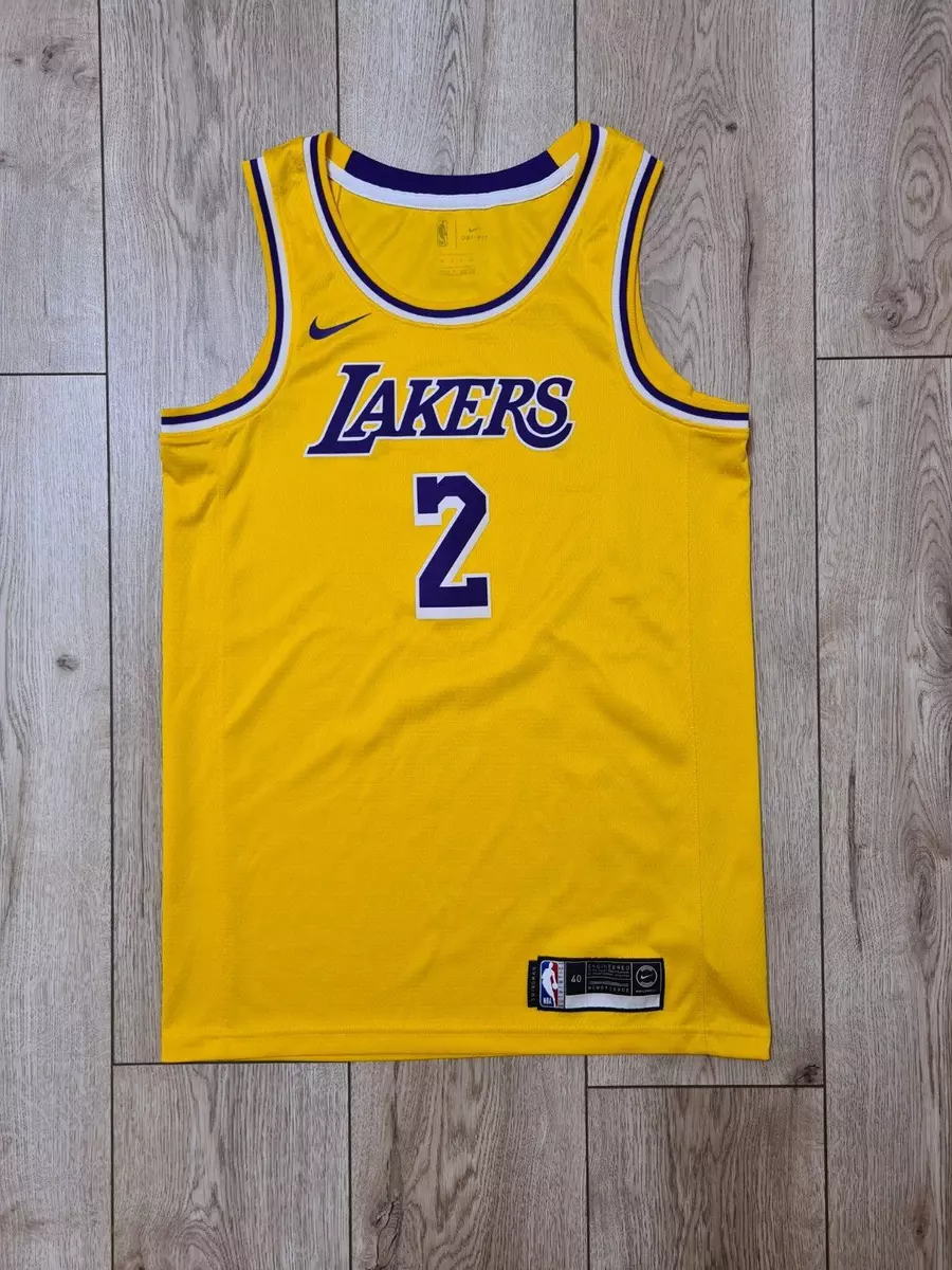 LA LAKERS LONZO BALL #2 JERSEY BASKETBALL SHIRT JERSEY YELLOW NBA zsS NIKE