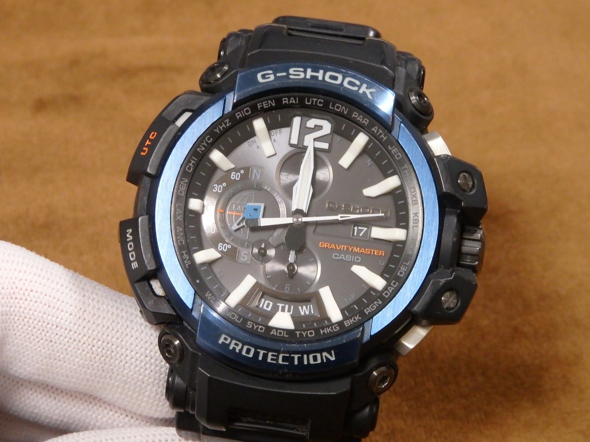CASIO G-SHOCK GRAVITYMASTER GPW-2000-1A2JF Blue & Black Made