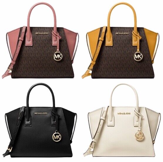 Michael Kors Avril Small Top Zip Satchel Crossbody MK Michael Kors Avril Small Top Zip Satchel Crossbody MK