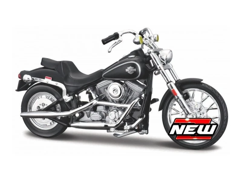 HARLEY-DAVIDSON FXST Softail - 1984 - black - Maisto 1:18 - Bild 3 von 4