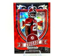 Najee Harris (RC) 2021 Panini Prizm Crusade Red Ice #1712 Steelers
