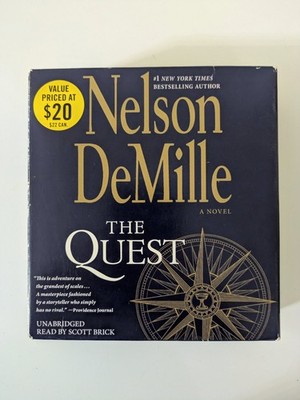 The Quest by Nelson DeMille Audiobook CD Unabridged A Novel Scott Brick