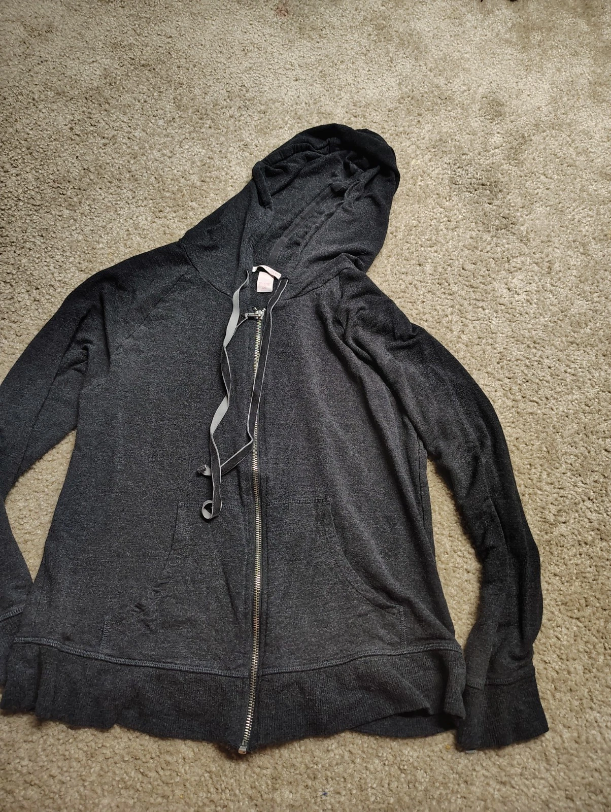 UNDERCOVER Felpa con cappuccio Victoria's Secret Supermodel Angel Wing Paillettes Bling Classica Zip L Y2K