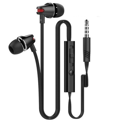 In-Ear Megabass Kopfhörer JV23 Schwarz Stereo Headset für Samsung Xiaomi LG HTC