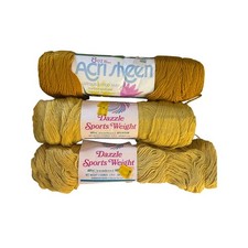 Vintage Caron Acrisheen Dazzle Sports Weight ...