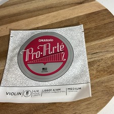 D  Addario Pro Arte Violin E String Medium 4/4 New PG 