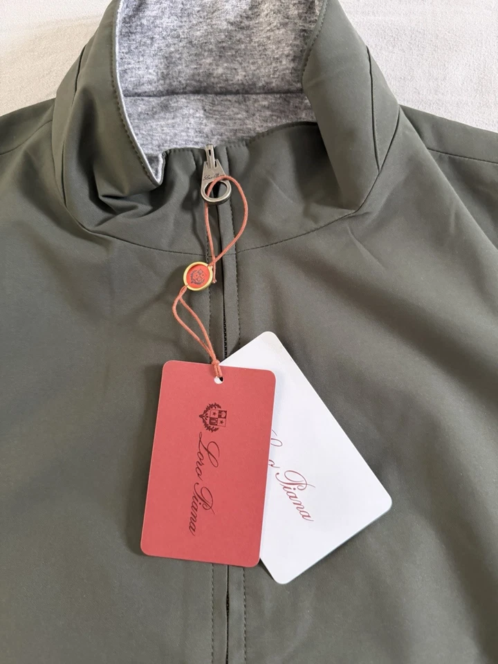 Loro Piana Reversible Marlin Vest in Olive Green - Size 50 (M/L) - Brand New - Image 2 of 4