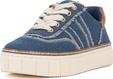 Vince Camuto Womens Reilly Frayed Platform Sn...