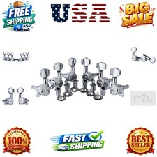Guitar Locking Tuners 3L 3R Handed - 1:18 Lock String Tuning Key Pegs Machi...