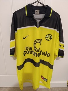 Borussia Dortmund 1997 98 vintage special champions league football shirt XL