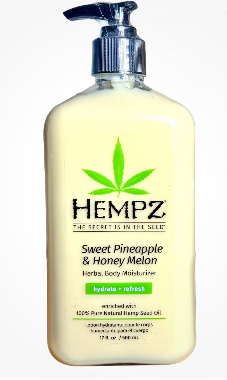 Hempz Sweet Pineapple and Honey Melon Herbal Body Moisturizer - 17oz