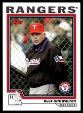 2004 Topps Buck Showalter Texas Rangers #295 MGR