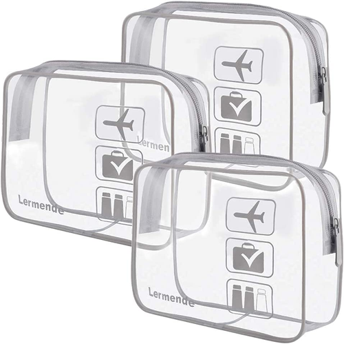 Bolsa Cultural Transparente 1L - TSA Bolsa Equipaje de Mano, Compatible con Avión - Imagen 23 de 28