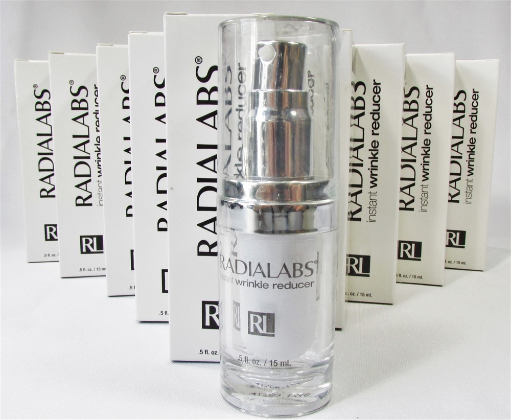 10 Radialabs Instant Wrinkle Reducer Cream .5 Oz Anti Aging wrinkling Face 15 ml