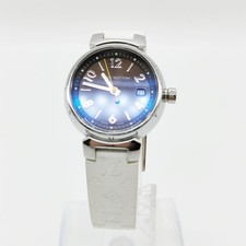 Louis Vuitton Watch Q1211 26mm Womens Black X Browns 4251273