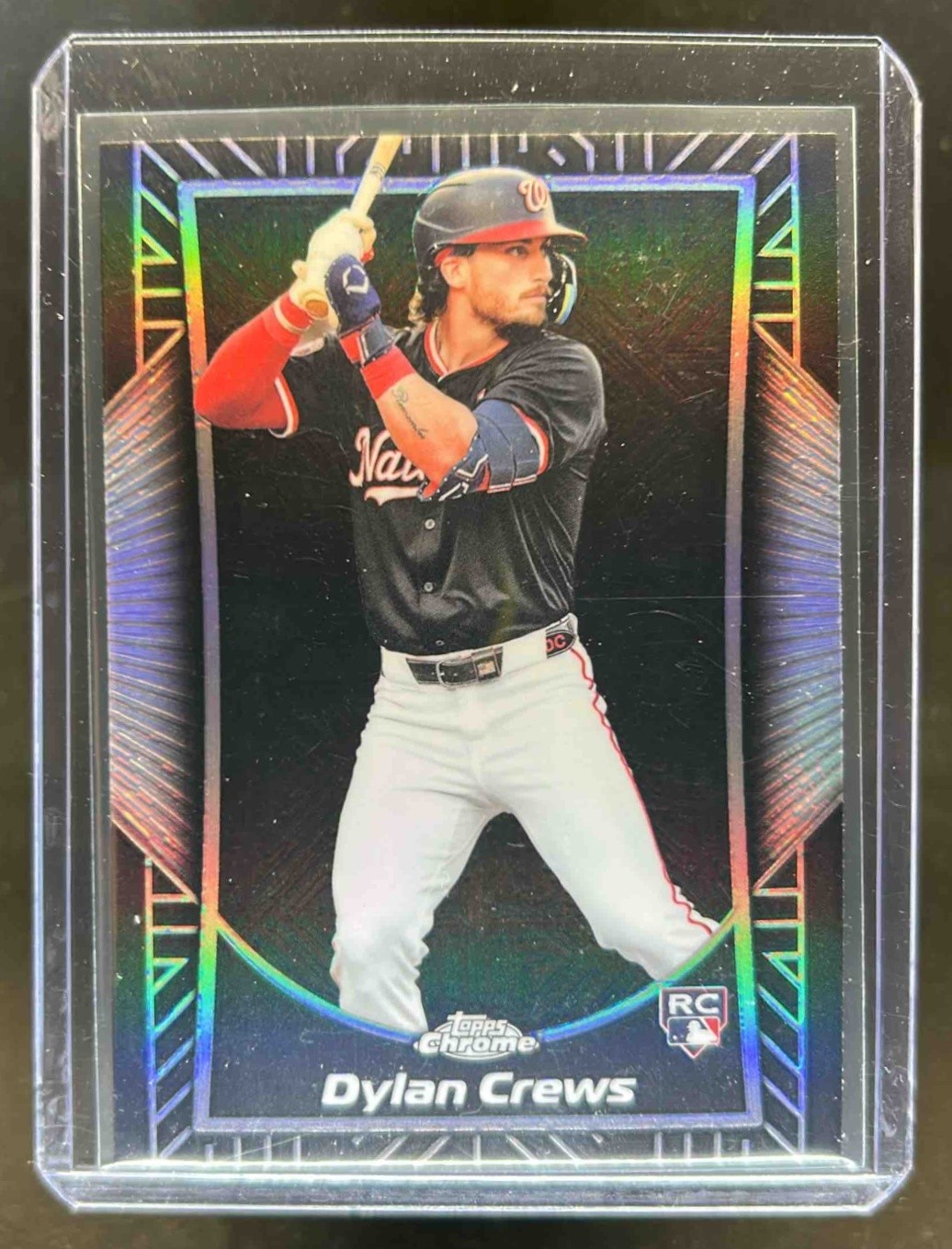 2025 Topps Chrome Dylan Crews Shadow Etch RC Rookie #SE-14 Nationals