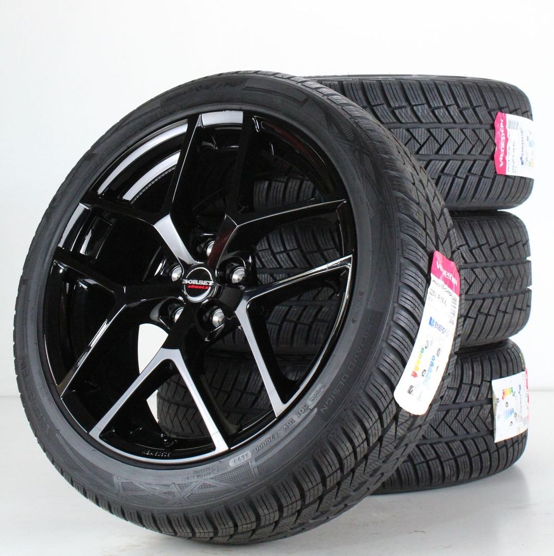 BMW 2er U06 Winter Wheels 19 Inch Rims BORBET Y Black Alloy Wheels Kba