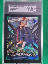 2020-21 Panini Revolution Supernova Fractal Luka Doncic #10 SGC 9.5