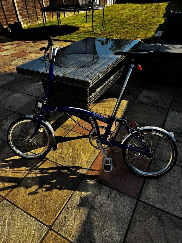 Brompton C-Line Piccadilly Blue (with accessories included)