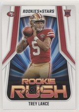 2021 Panini Rookies & Stars Rookie Rush Trey Lance #RR-3 0ly1