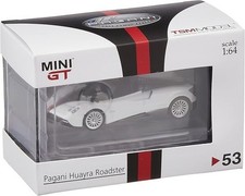 MINI GT 53 1/64 Pagani Huayra Roadster White NEW Sealed