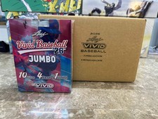 2026 Leaf Vivid Baseball Jumbo Hobby 6-Box Case