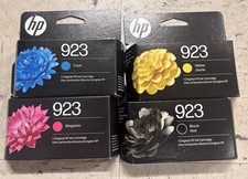 Genuine HP 923 CMYK Original Ink Cartridge 4-Pack Exp 2027