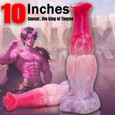10 Long Liquid Silicone Fantasy Big Dildo Vagina Anal Huge Thick Penis Toys