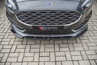 Maxton Design Frontlippe Passend FüR Ford S-Max Mk2 Fl Schwarz Hochglanz