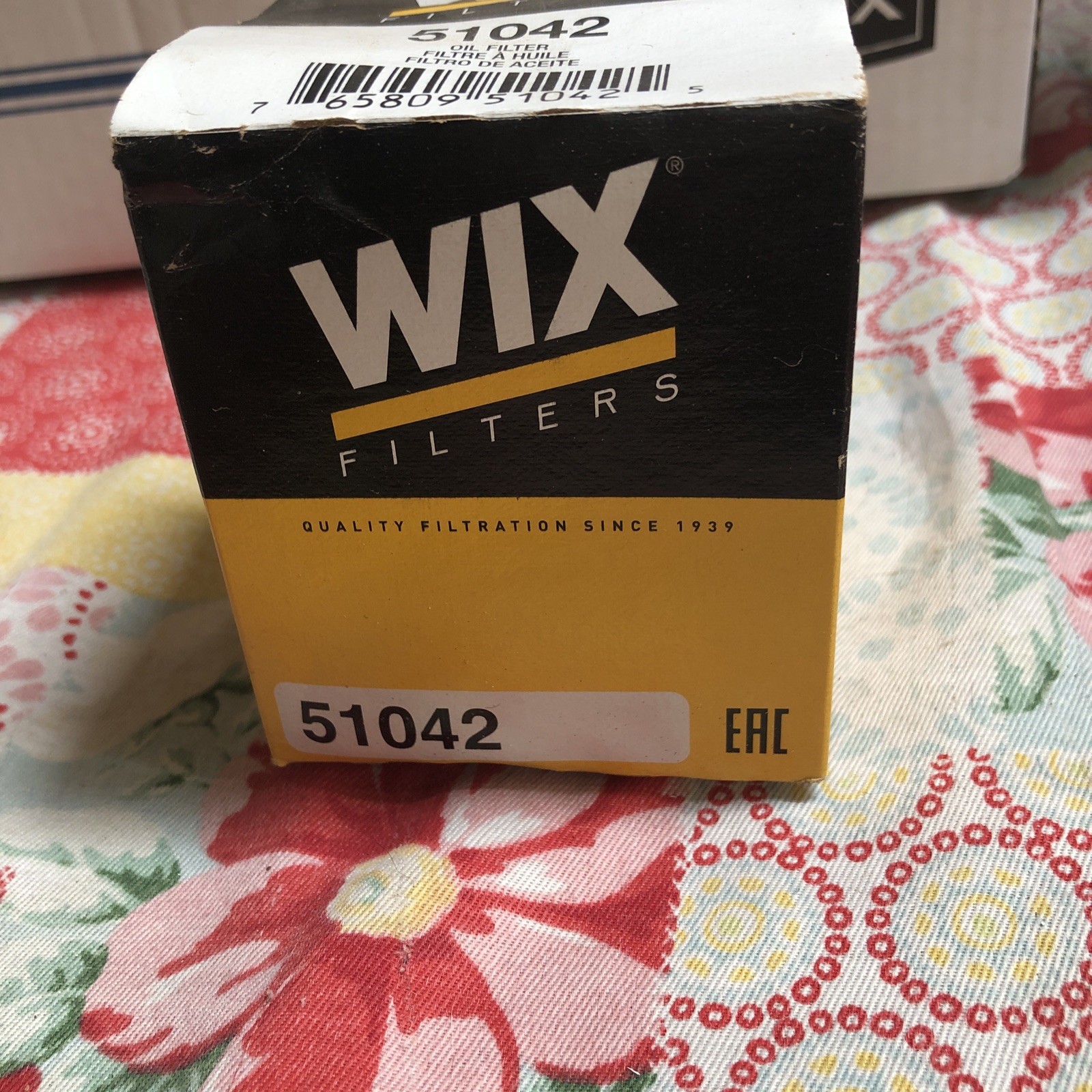 Engine Oil Filter-VIN: U Wix 51042