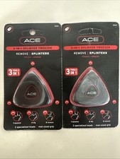 Ace Tweezer Splinter 3 In 1 Tool Pack Of 10 Free Shipping