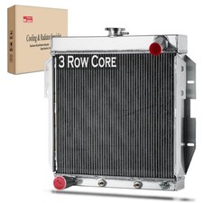 Radiator For Ford Thunderbird 1955-1957 4.4l 4.8l 5.1l Aluminum 3 Row Radiator For Ford Thunderbird 1955-1957 4.4l 4.8l 5.1l Aluminum 3 Row