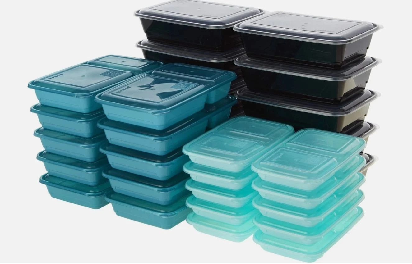 GoodCook Meal Prep 60-Piece Container Set With Lids, Made Without BPA