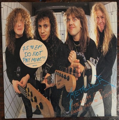 MetallicA The $5.98 E.P. Garage Days Re-revisited USA 12'' White Label Promo