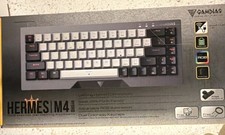 GAMDIAS Hermes M4 Hybrid RGB Compact Mechanical Gaming Keyboard Wireless Blueto  