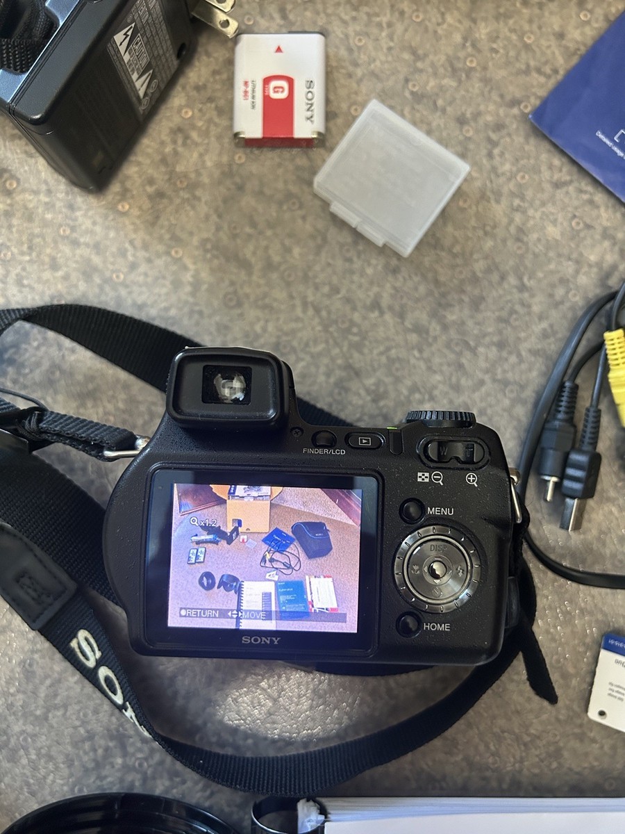 Sony Cyber-shot DSC-H7 8.1MP Digital Camera - Black for sale