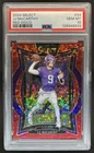 2024 Panini Select JJ McCarthy Concourse Red Disco Prizm RC #/49 PSA 10