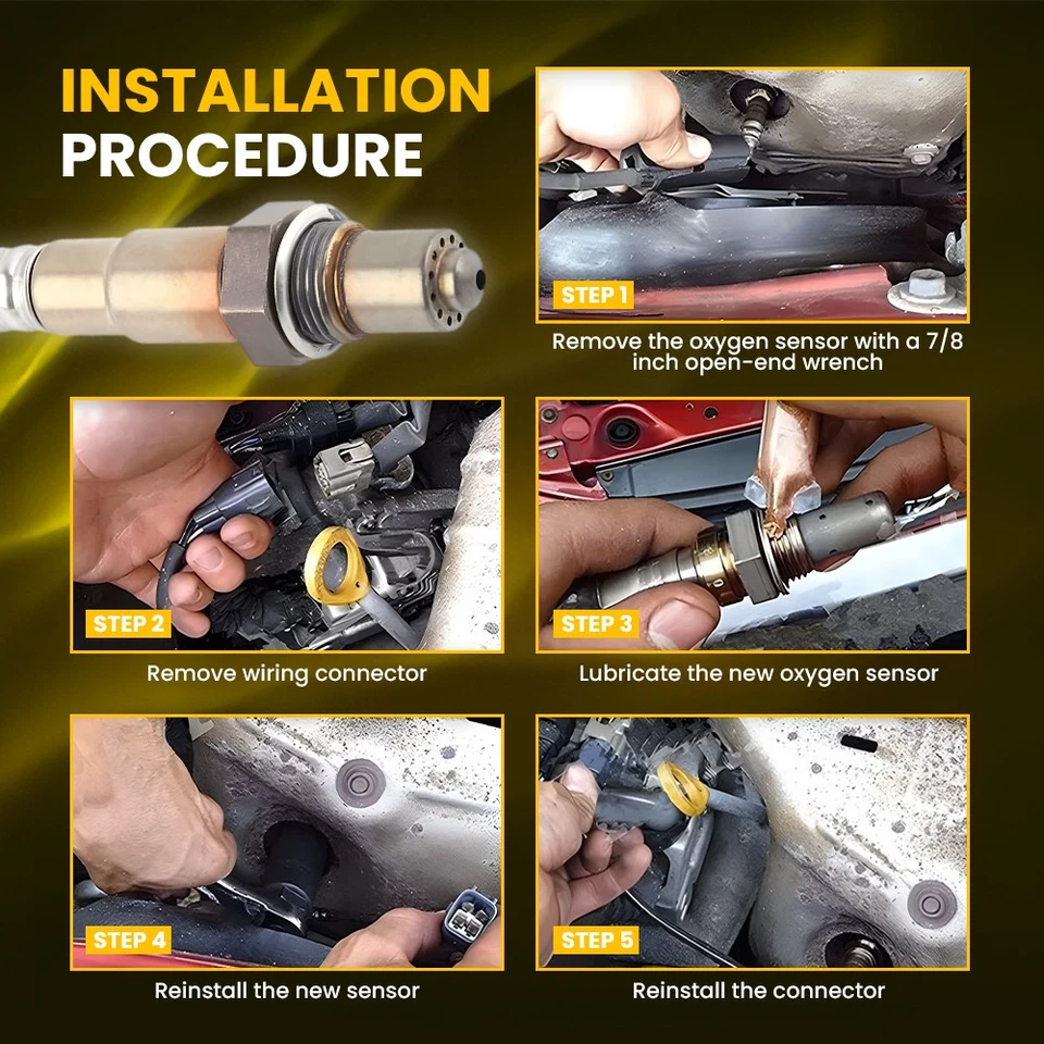 Sensor de oxígeno O2 aguas arriba aguas abajo 02 4 piezas para Audi A3 A4 R8 TT Volkswagen EAH Foto 2 de 4