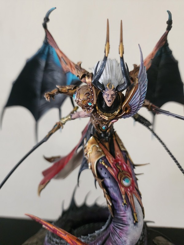 Warhammer 40k Daemon Primarch Fulgrim Emperors Children Pro Painted Chaos