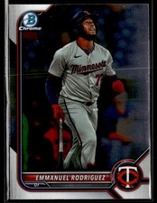 2022 Bowman Draft #BDC-93 Emmanuel Rodriguez Chrome Baseball Card 3801J