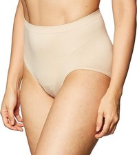 Bali E3727 Women's Comfort Revolution Seamless Brief Panty,Nude, Size 6/7