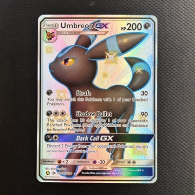 Umbreon Gx Sv69/sv94 Hidden Fates Shiny Vault Nm