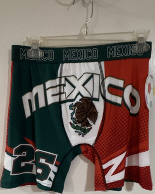 COCO BRANDS Mexico National Soccer Team Men's Boxer Briefs M Green Red White