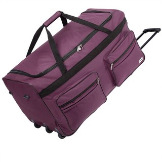 B Ware XXL Reisetasche mit Trolleyfunktion 160 LITER 85x43x44cm Pflaume