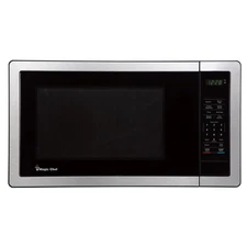 Magic Chef 1.1 cu. ft. Countertop Microwave w/ Digital Touch in Stainless Steel