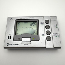 Sabine MetroTune MT9000 Digital Metronome Tuner w/ LCD Display, Mic Silver