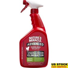 Enzymatic Stain Odor Eliminator Dog Spray Fresh Scent 32oz Severe Mess Cleaner