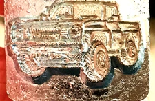 RARE DISCONTINUED CRAFTOOL LEATHER stamp TOOL 8358 4 wheel drive pickup truck