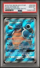 2019 POKEMON SM BLACK STAR PROMO #SM189 FULL ART/BLASTOISE GX PSA 10